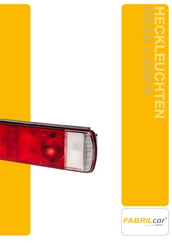 Fabrilcar I Truck Heckleuchten I Truck Rear Lamps 第 4 页