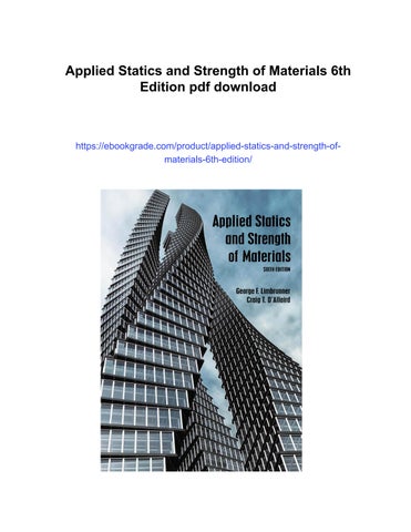 Applied statics and strength of materials 6th edition - The ebook in ...