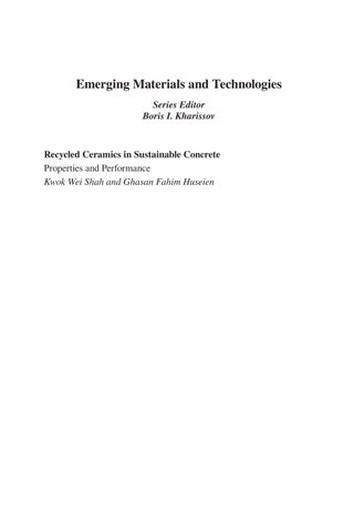 (ebook) recycled ceramics in sustainable concrete: properties and performance (emerging materials an 第 7 页