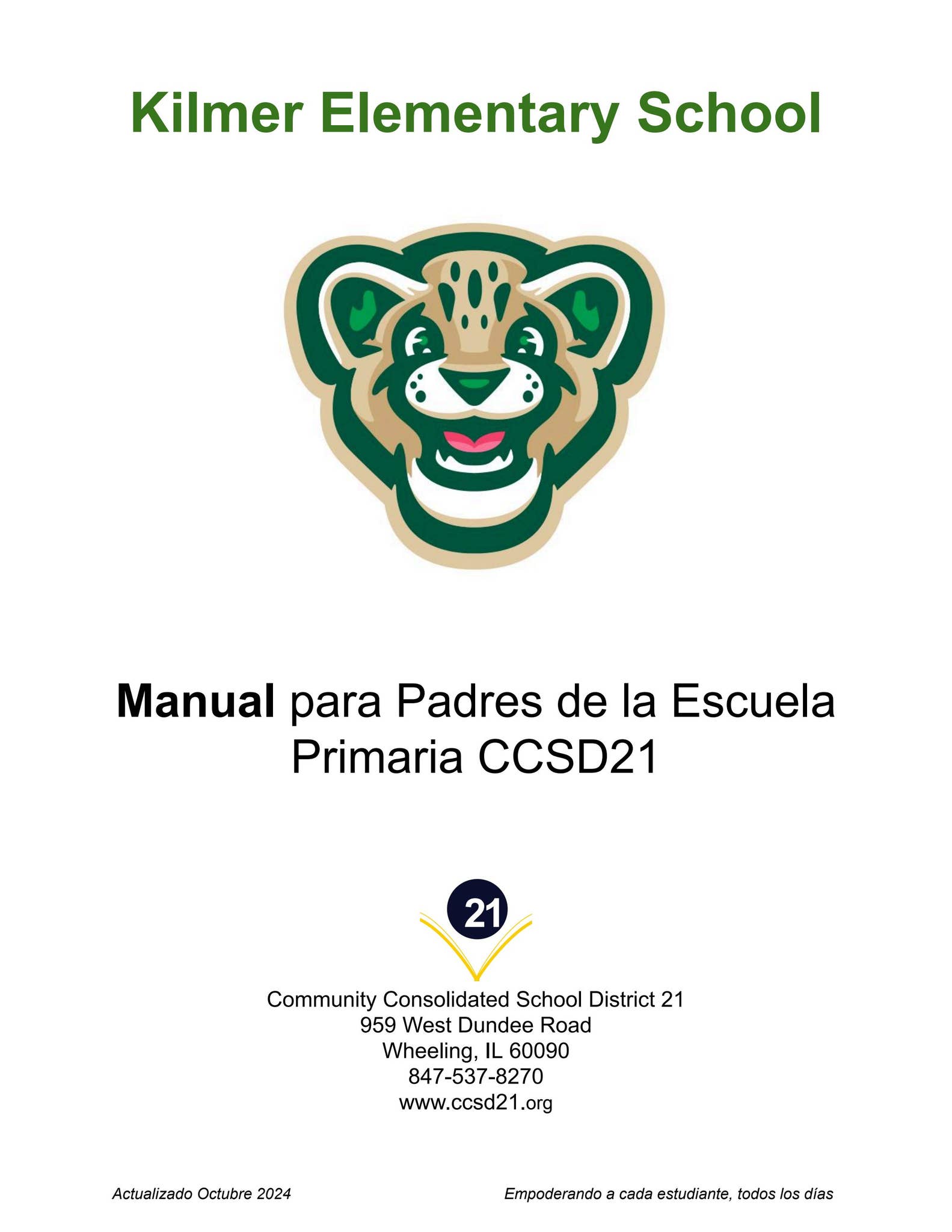 Kilmer Elementary School Handbook - Spanish by wheeling21 - Issuu, image size:1583x2048