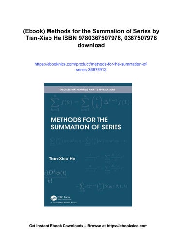 tian-xiao he isbn 9780367507978, 0367507978 - The com (ebook) methods for the summation of 灯饰系列 by 第 1 页