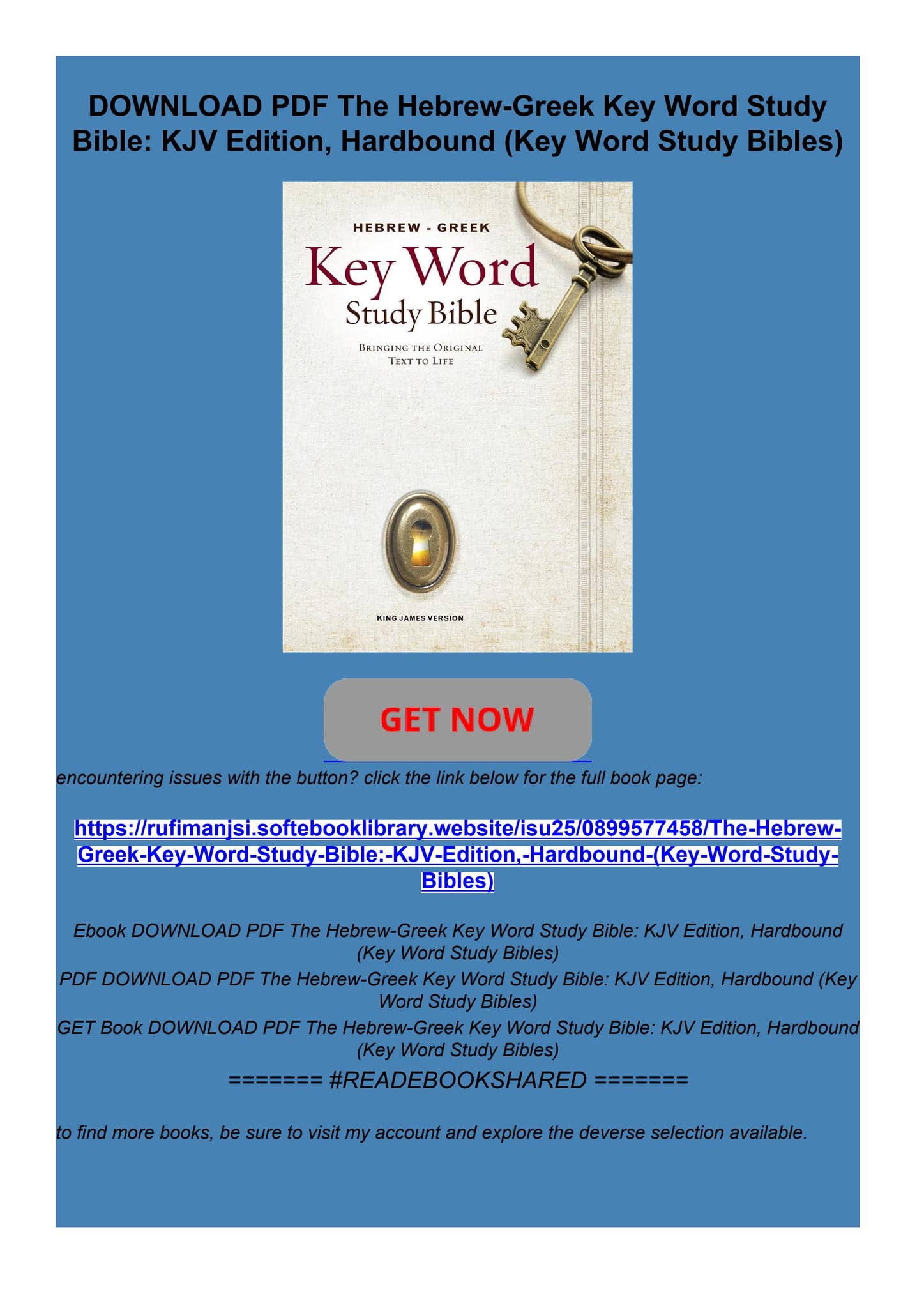 聖書　\"Hebrew-Greek KEY WORD Study Bible\" The Hebrew-Greek Key Word Study Bible: CSB Edition