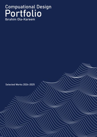 Ibrahm Ola-Kareem Computational Design Portfolio (2025) by ...