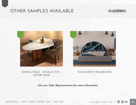 玻璃 ÍSIMO Samples Available - HPMKT 春季 2025 第 24 页