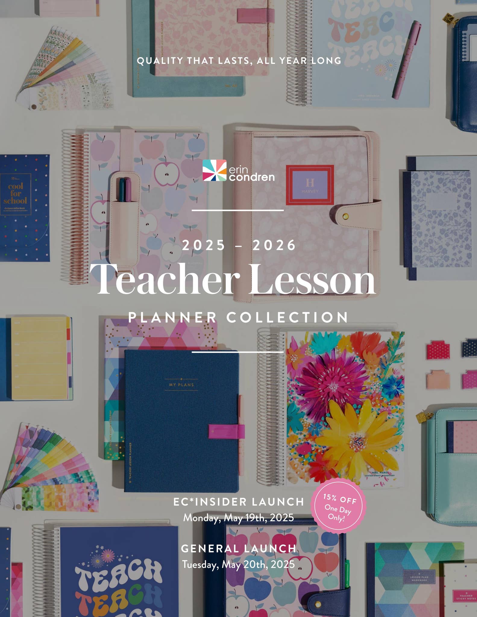 Erin Condren Teacher Lesson Planner 2025 – 2026 Launch by erincondren ...