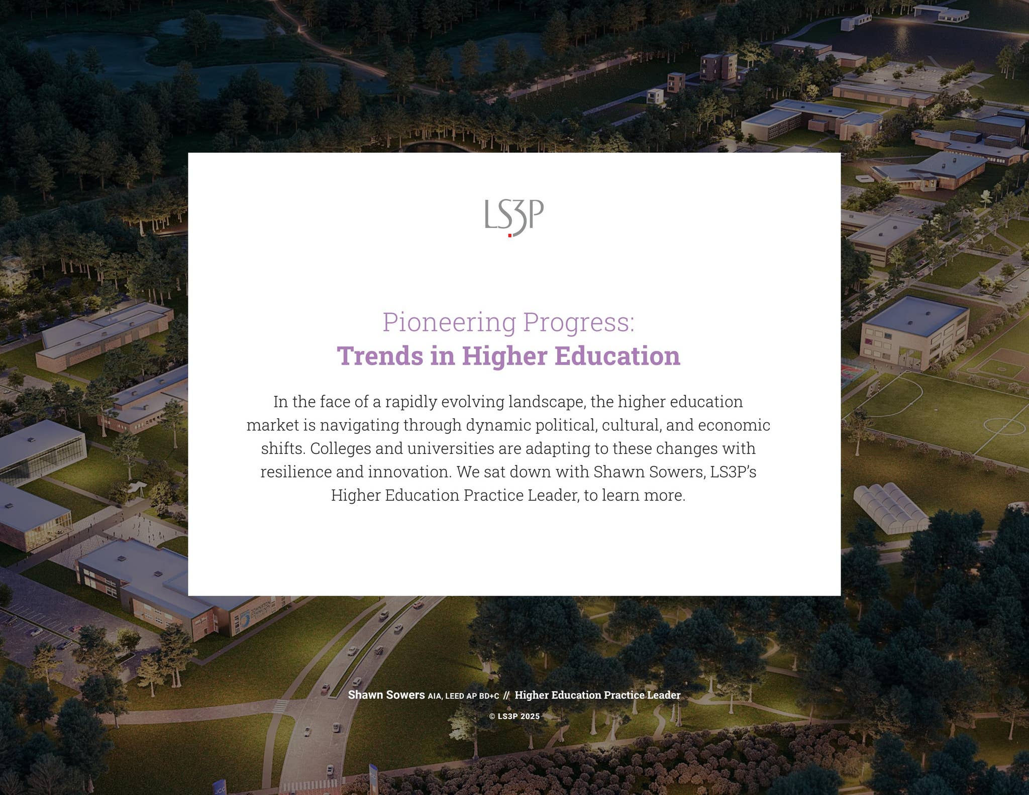 Pioneering Progress: Trends in Higher Education by LS3P - Issuu