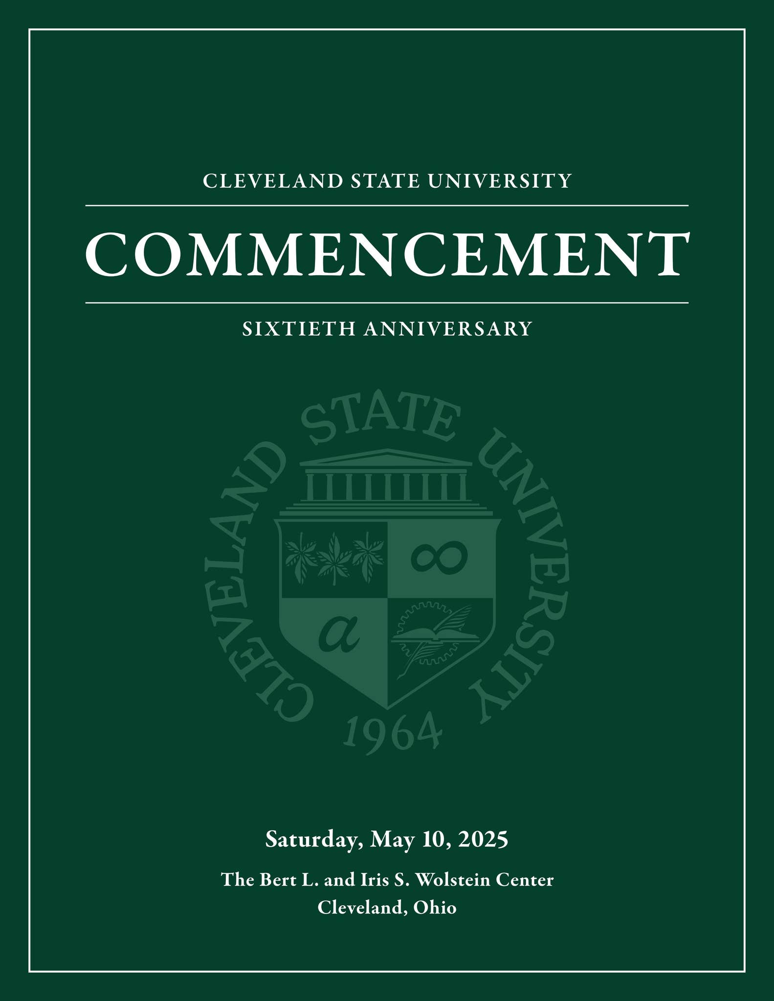 Spring 2025 Commencement Program by Cleveland State University - Issuu