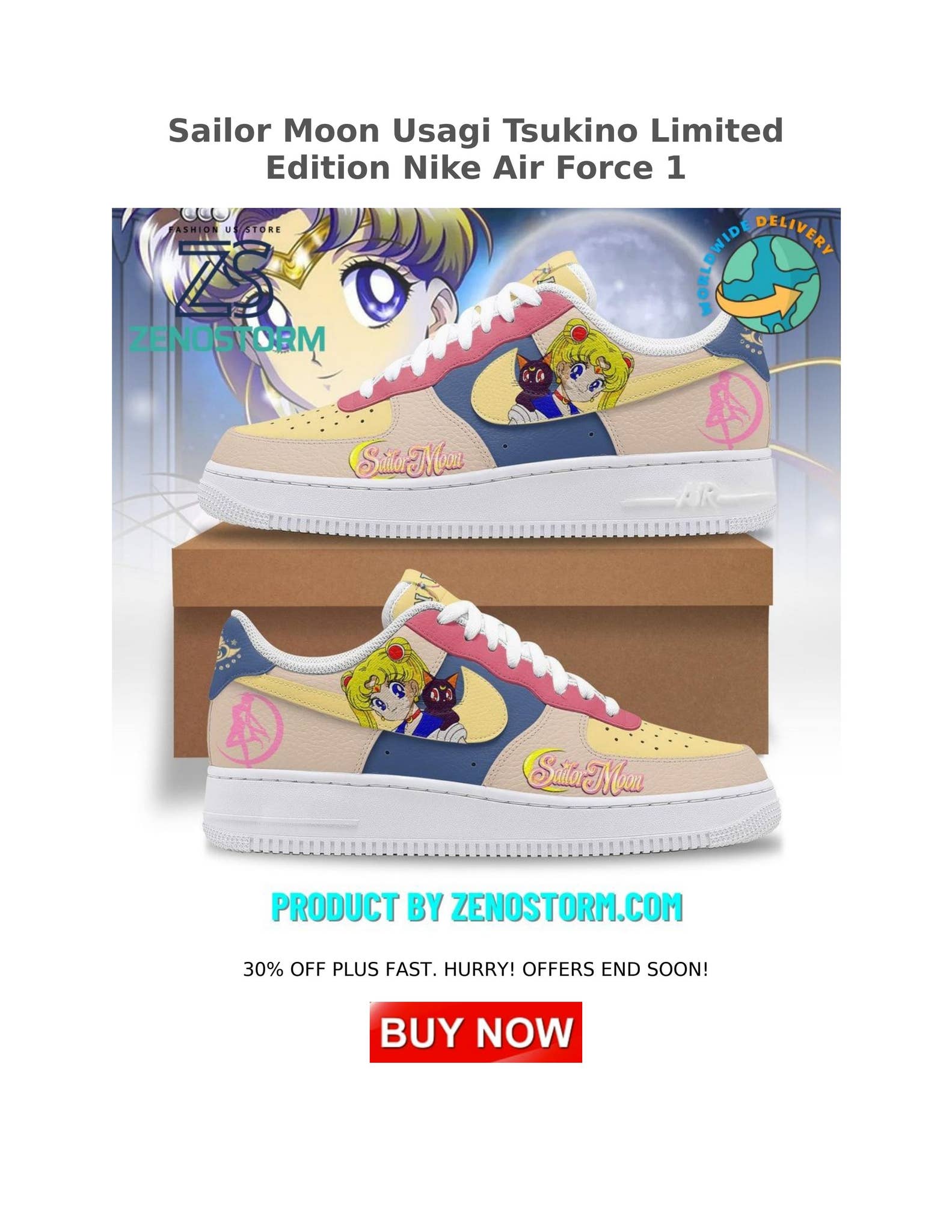 sailor moon air force 1