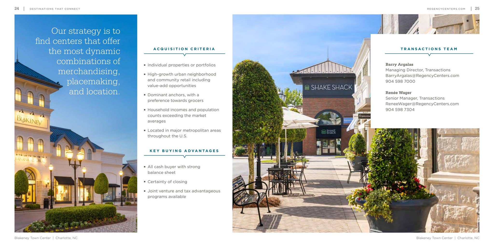 Regency Centers - Destinations That Connect by Regency Centers - Issuu
