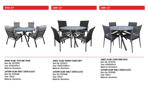 SUPERHOME CENTER BISTRO × 露台家具 SET 目录 2025 第 10 页