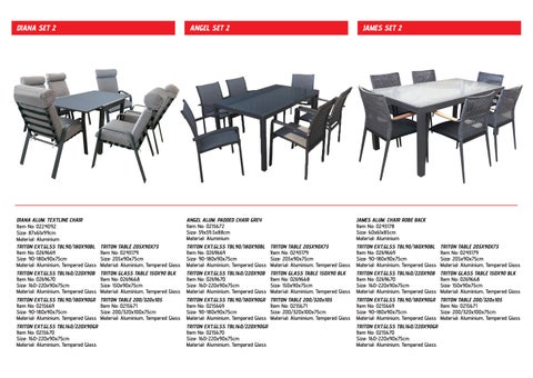 SUPERHOME CENTER BISTRO × 露台家具 SET 目录 2025 第 13 页