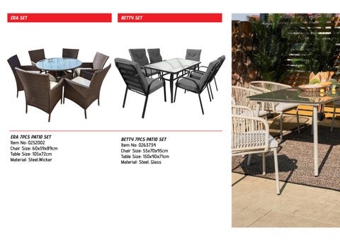 SUPERHOME CENTER BISTRO × 露台家具 SET 目录 2025 第 15 页