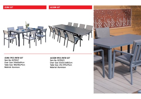 SUPERHOME CENTER BISTRO × 露台家具 SET 目录 2025 第 17 页