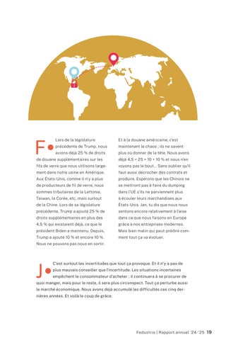 Rapport annuel Fedustria 2024-2025 第 21 页
