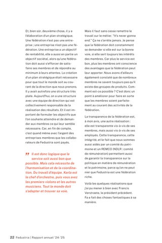 Rapport annuel Fedustria 2024-2025 第 24 页