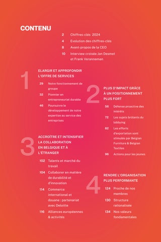 Rapport annuel Fedustria 2024-2025 第 2 页