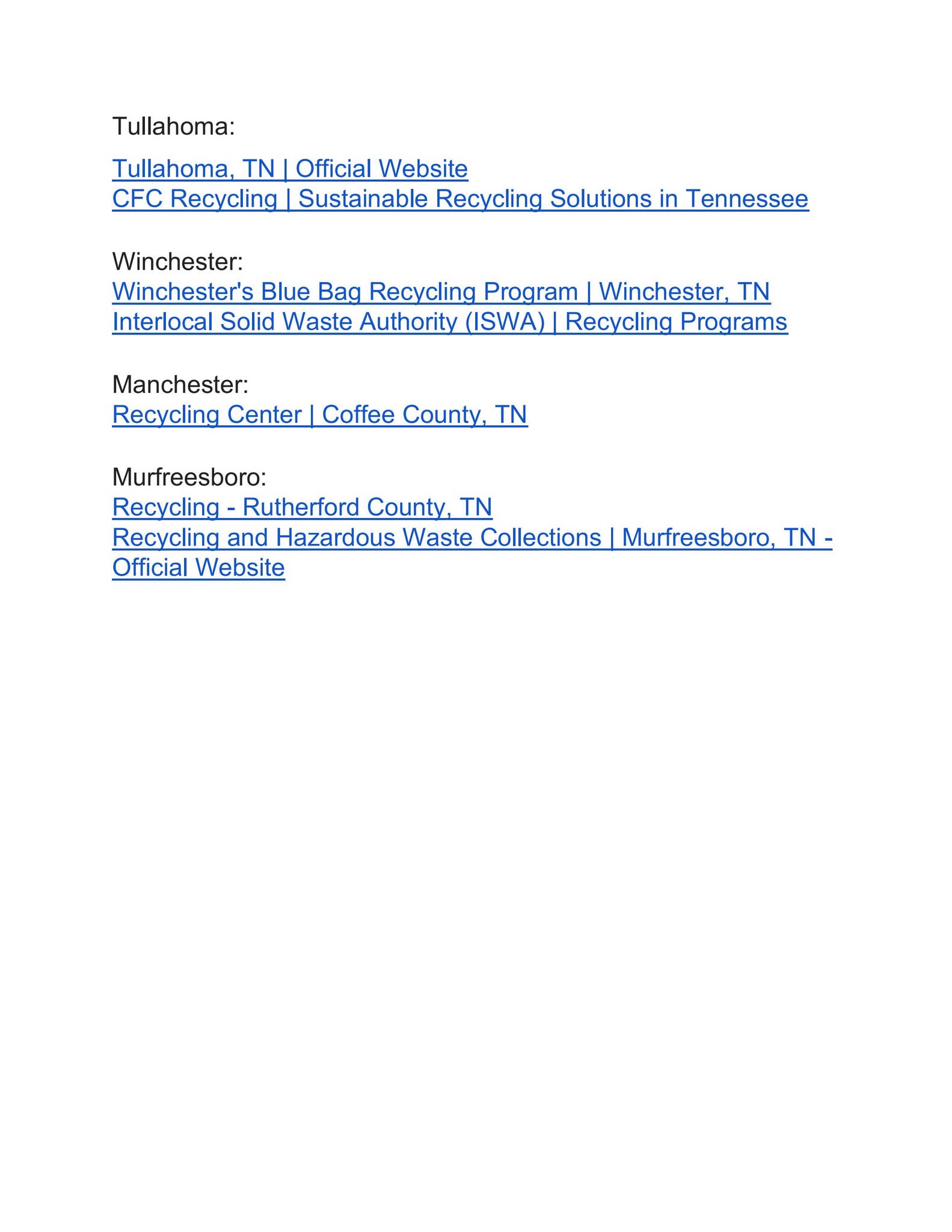 RRRP Recycling Center List by Arnold AFB Services - Issuu