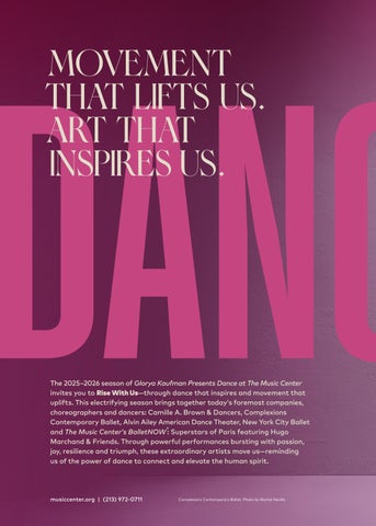 Rise With Us | 2025-2026 Season Glorya Kaufman Presents Dance 第 2 页