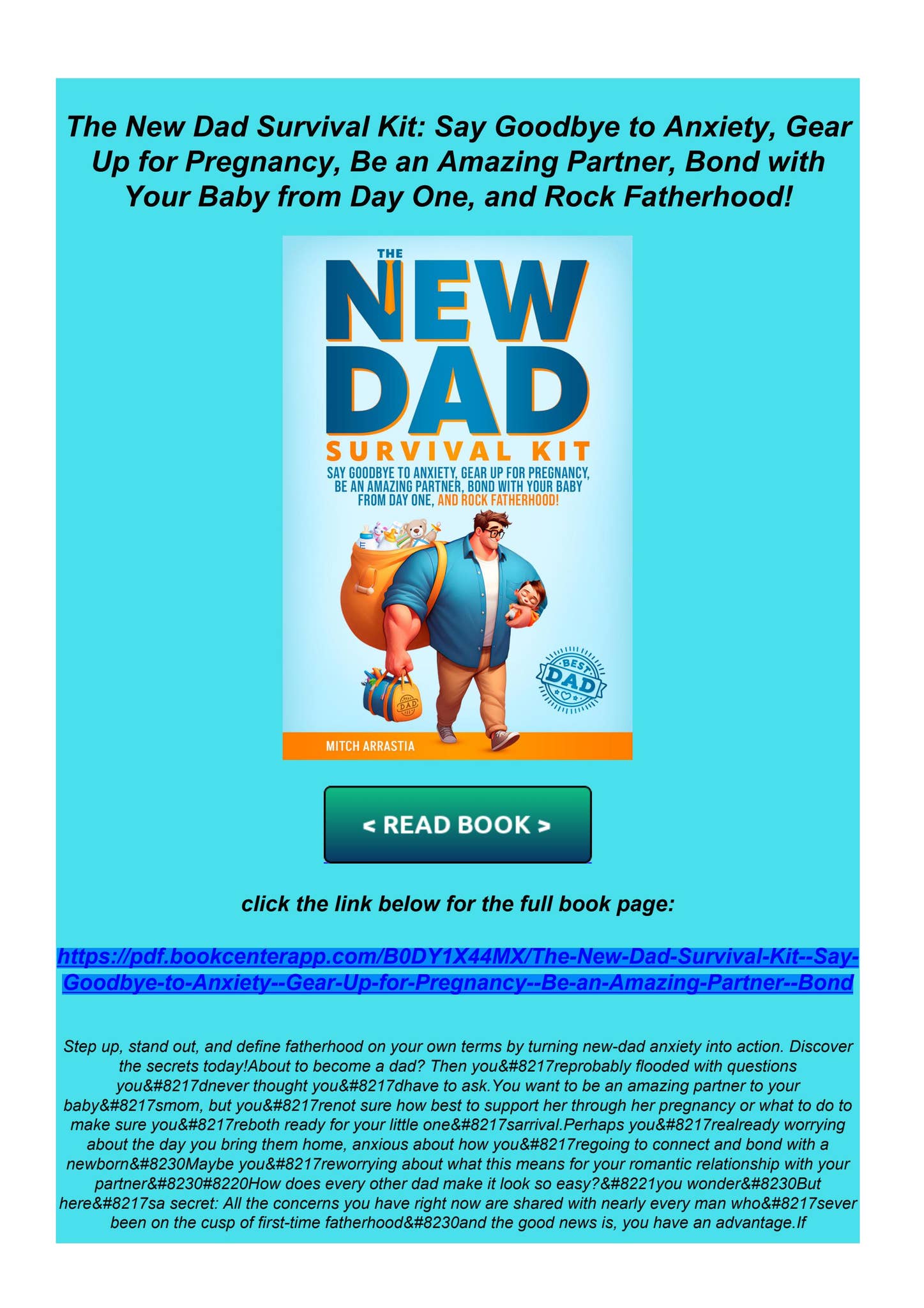 Ebook PDF The New Dad Survival Kit: Say Goodbye to Anxiety, Gear Up for ...