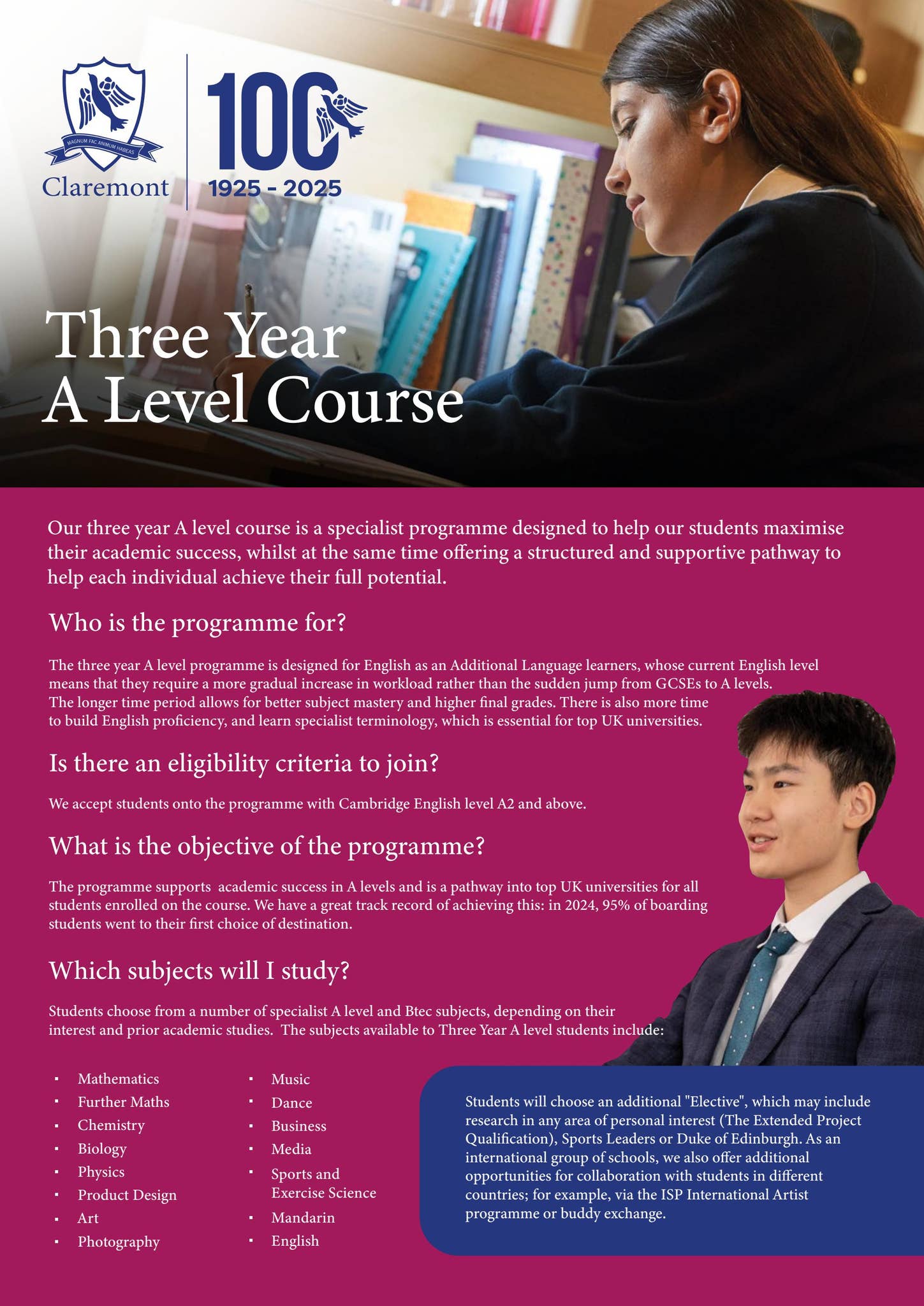 Three-Year A Level Programme by Claremont School - Issuu