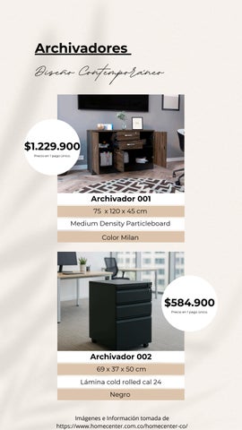 JEINER JESUS RODRIGUEZ ARMESTO 家具目录 · Catalogo 德文 Ventas JAZ Muebles 德文 Oficina 第 4 页