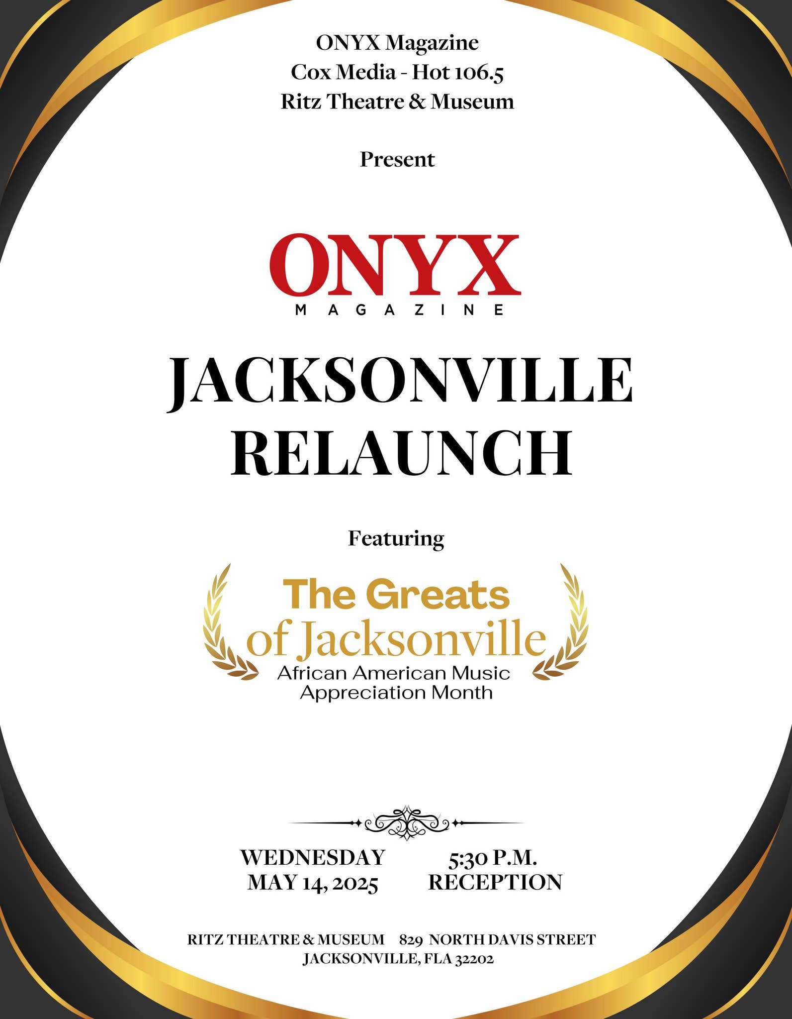 PROGRAM_ONYX Magazine Jacksonville Relaunch by ONYX MAGAZINE - Issuu