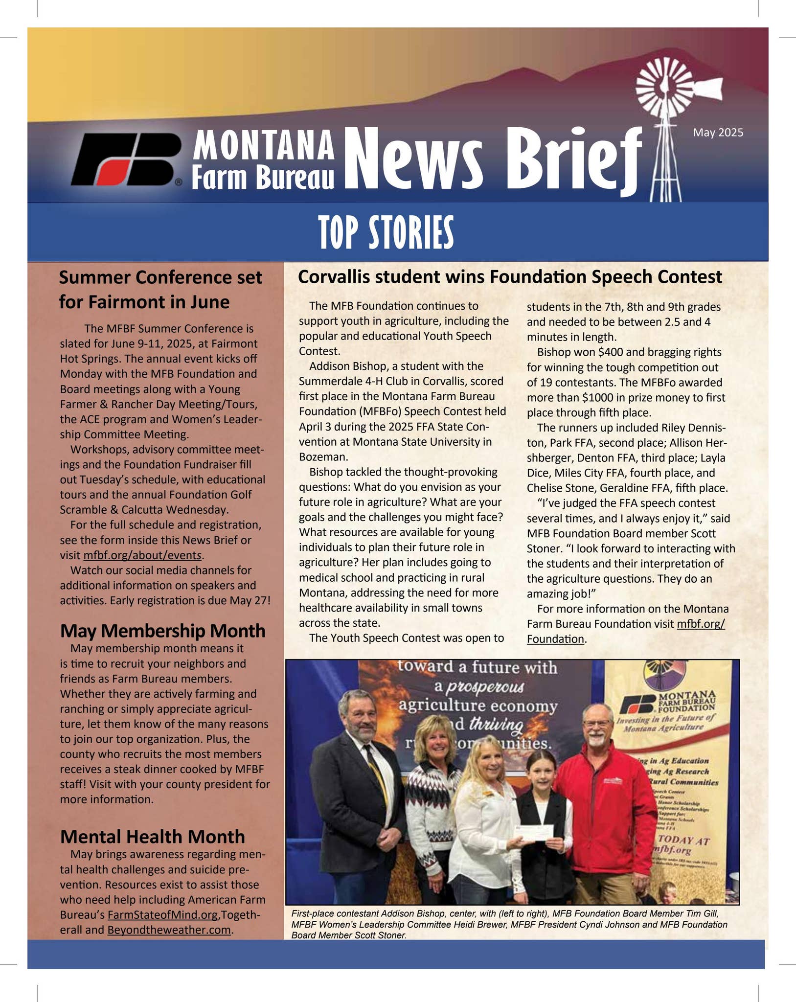 MFBF May 2025 News Brief by Rebecca Colnar - Issuu