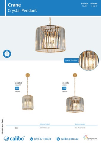 Lighting Illusions 灯饰目录 · Calibo Lighting Release 2025 第 4 页