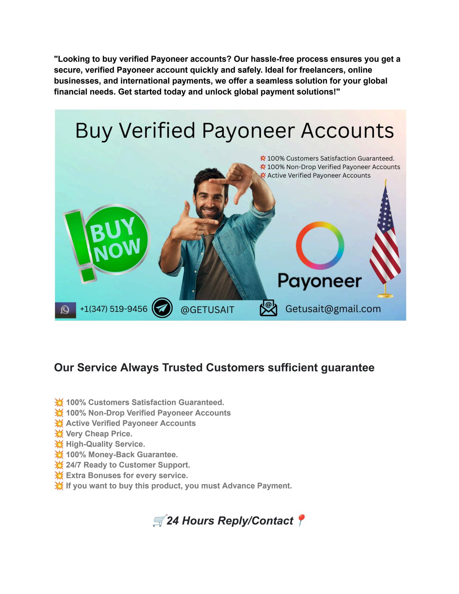 24 Best Payoneer Services To Buy Online - Card , LLC , LTD (Personal &  Business ) by getusait5465601 - Issuu