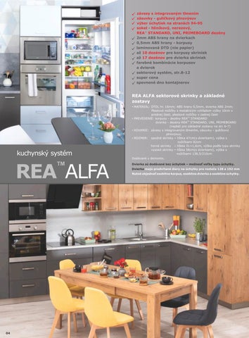REA × AVA, SK 家具目录 nábytku REA , 1/2025 第 6 页
