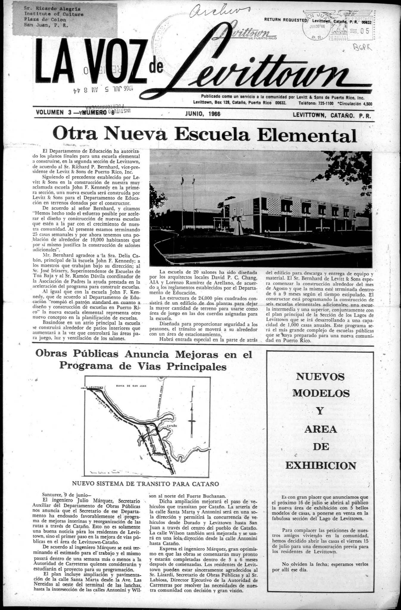 La Voz de Levittown (jun. 1966) by La Colección Puertorriqueña - Issuu, image size:1346x2048