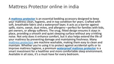 床垫 Protectors 在线版 in India 第 10 页