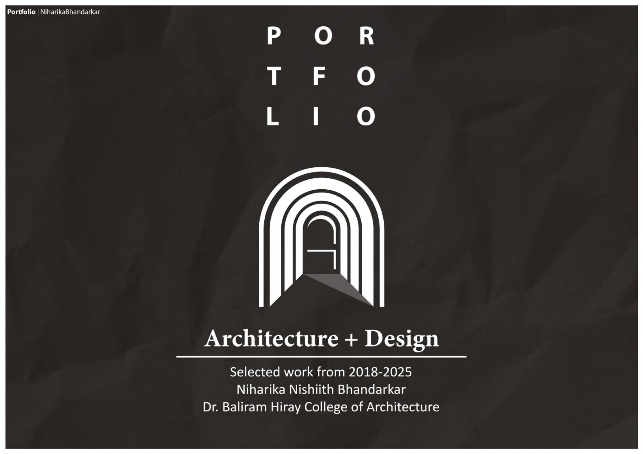 Architecture and Interior Design Portfolio by Niharika Bhandarkar - Issuu