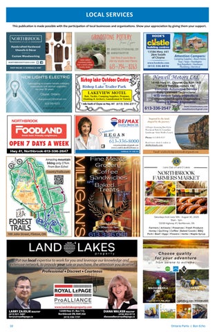 Bon Echo Provincial Park Info 指南 第 10 页