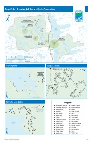 Bon Echo Provincial Park Info 指南 第 15 页