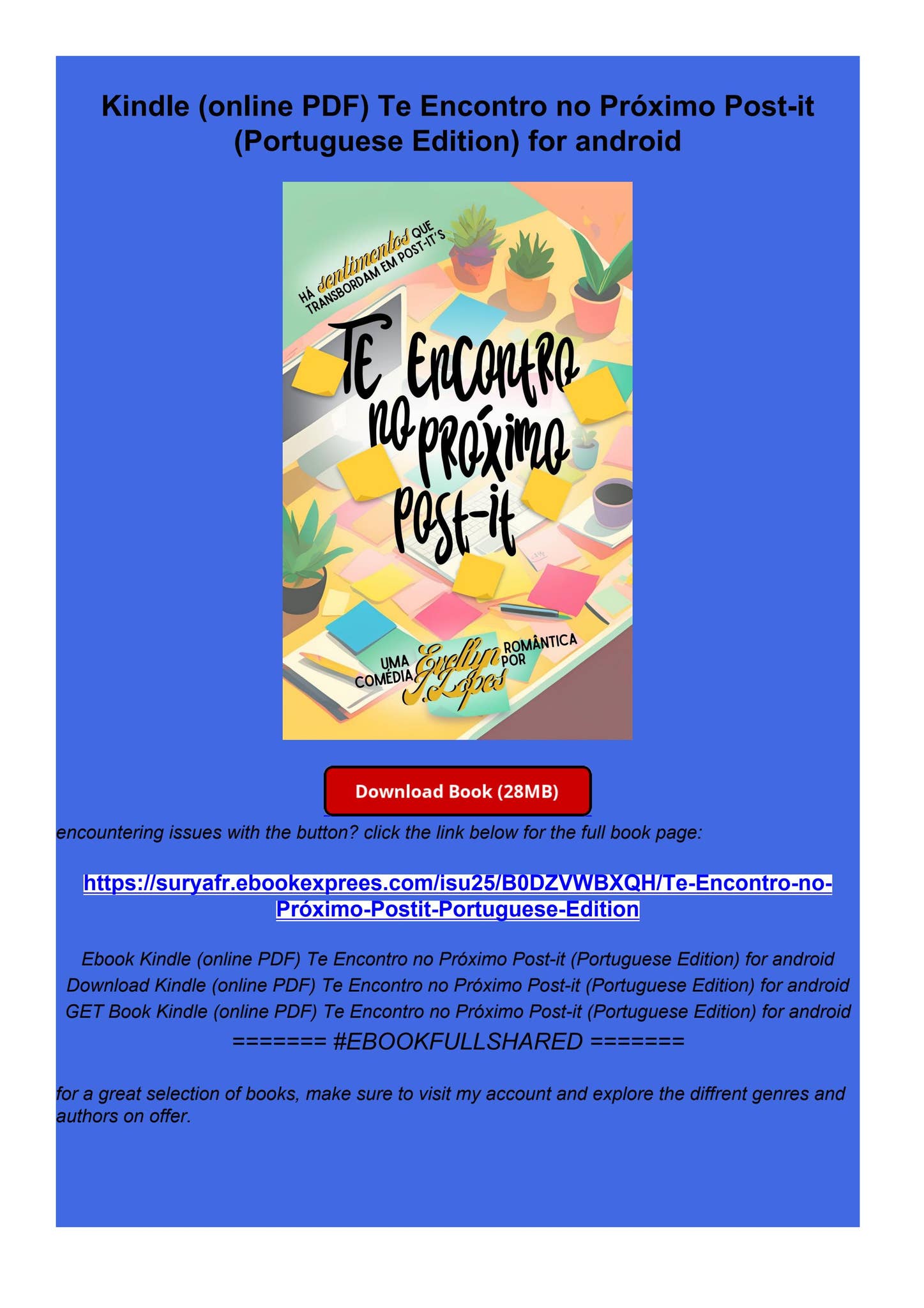 Kindle (online PDF) Te Encontro no Próximo Post-it (Portuguese Edition ...