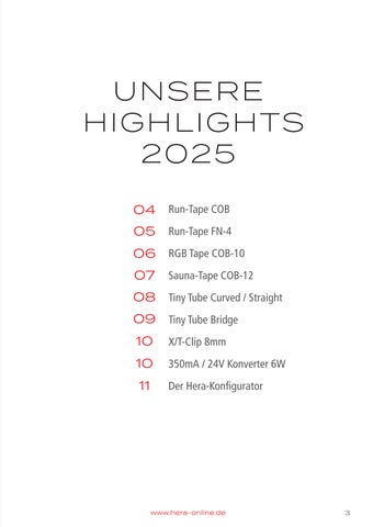 Hera Neuheiten 2025 第 3 页
