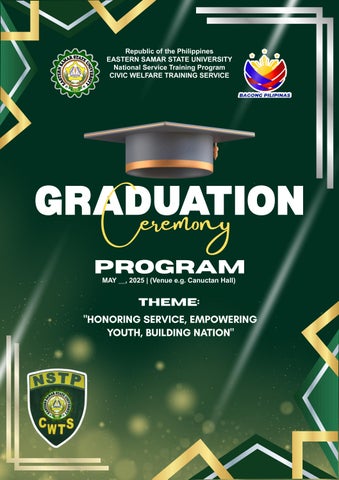 NSTP-CWTS GRADUATION 2024 by DonAbril - Issuu