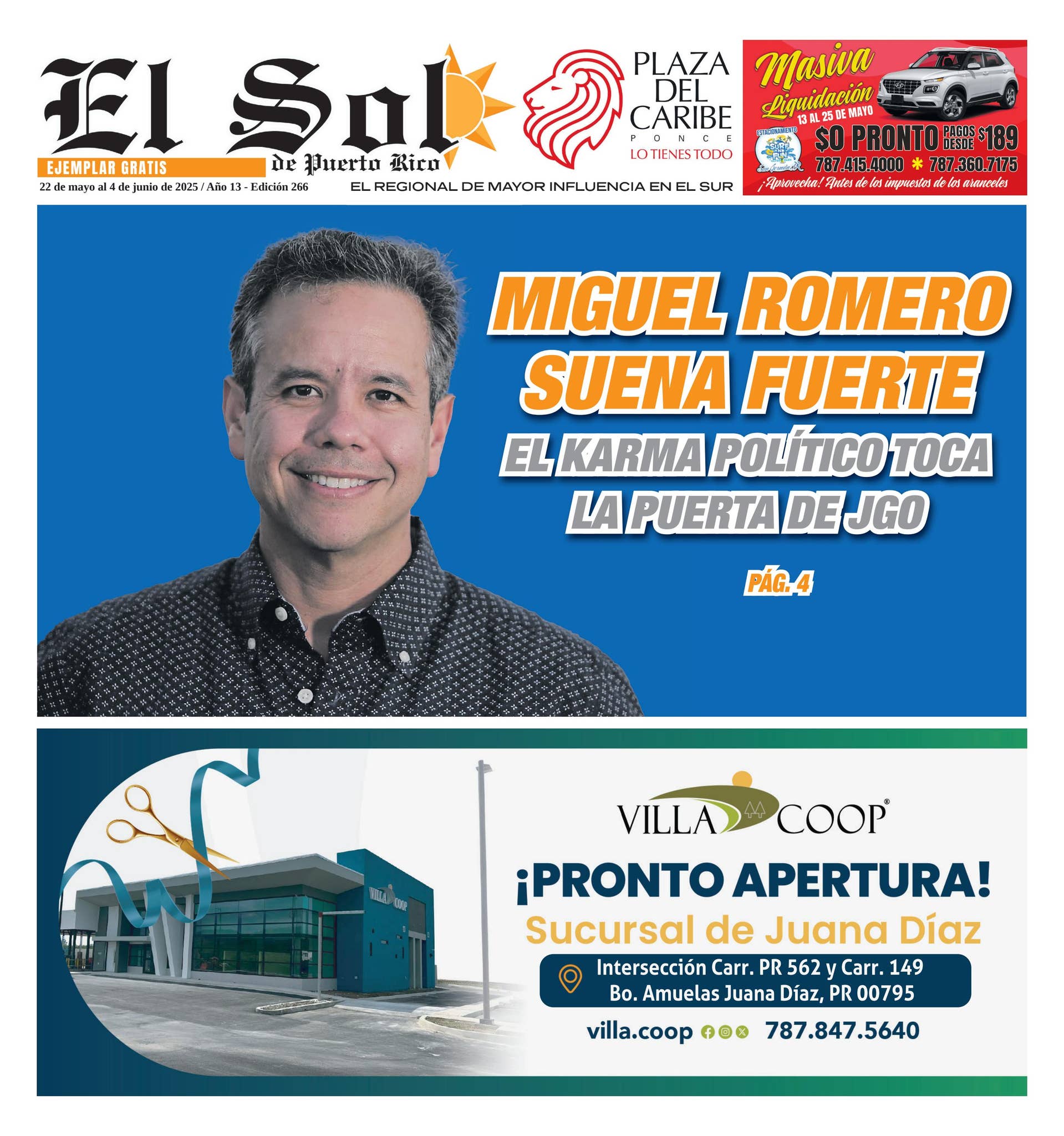 Periodico El Sol de Puerto Rico #266 by El Sol de PR - Issuu