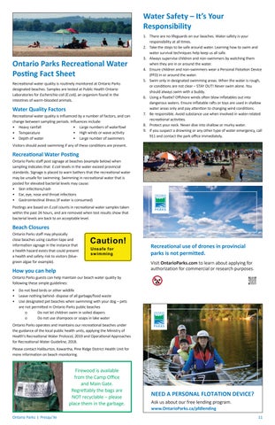 Presqu'ile Provincial Park Info 指南 第 11 页