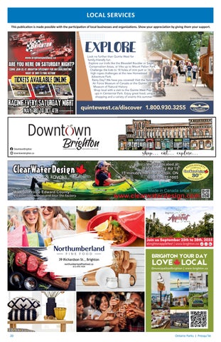 Presqu'ile Provincial Park Info 指南 第 20 页