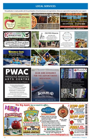 Presqu'ile Provincial Park Info 指南 第 22 页