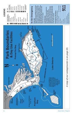 Presqu'ile Provincial Park Info 指南 第 24 页