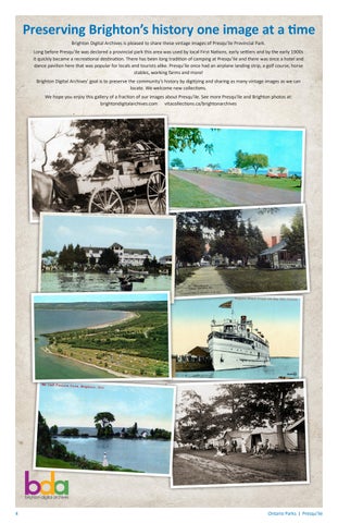 Presqu'ile Provincial Park Info 指南 第 4 页