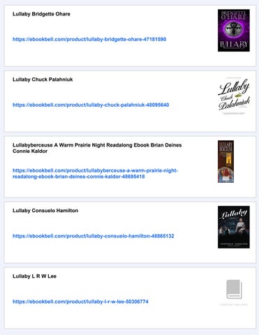 road james anderson anderson james - The ebook is ready for download with just one simple cl 灯饰目录 · Lullaby 第 3 页
