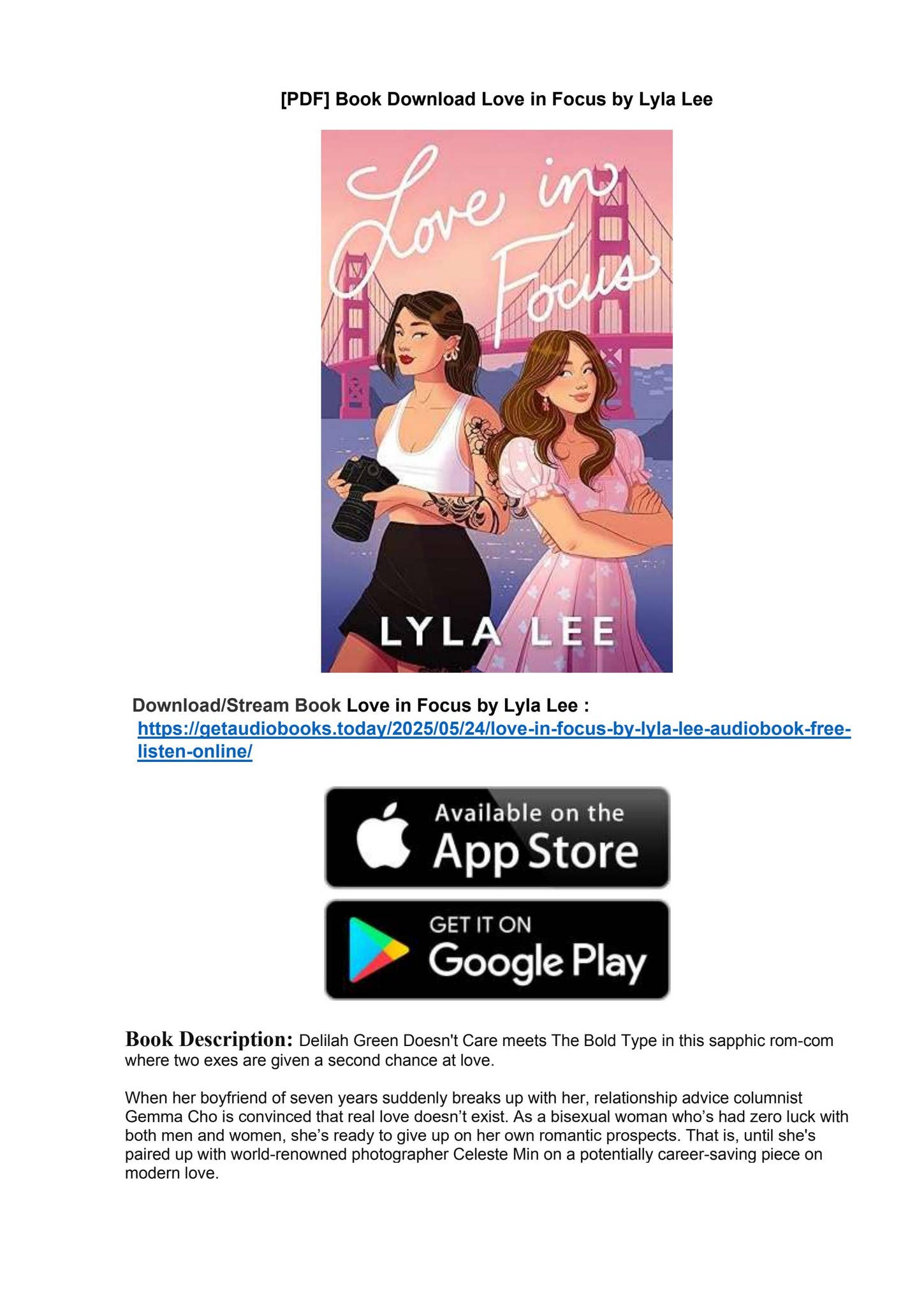PDF) Book Download Love in Focus by Lyla Lee by Karl Schmitt - Issuu