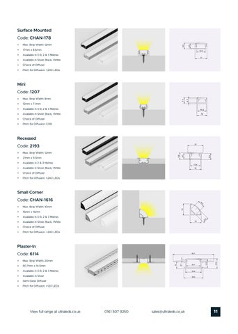 Ultra LEDs 灯饰目录 · Product Showcase - May 2025 第 11 页