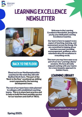 Spring Newsletter 2025 by learning-excellence - Issuu