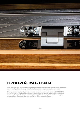 FAKRO 家具目录 · PL - Drzwi zewnętrzne INNOVIEW 第 18 页