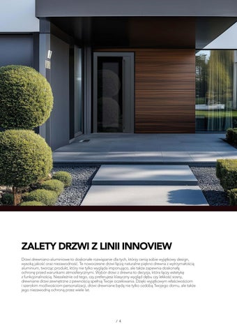 FAKRO 家具目录 · PL - Drzwi zewnętrzne INNOVIEW 第 4 页